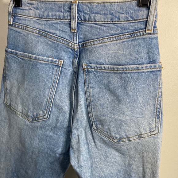 Zara Denim Straight Leg Jeans in Light Blue - Picture 4 of 5